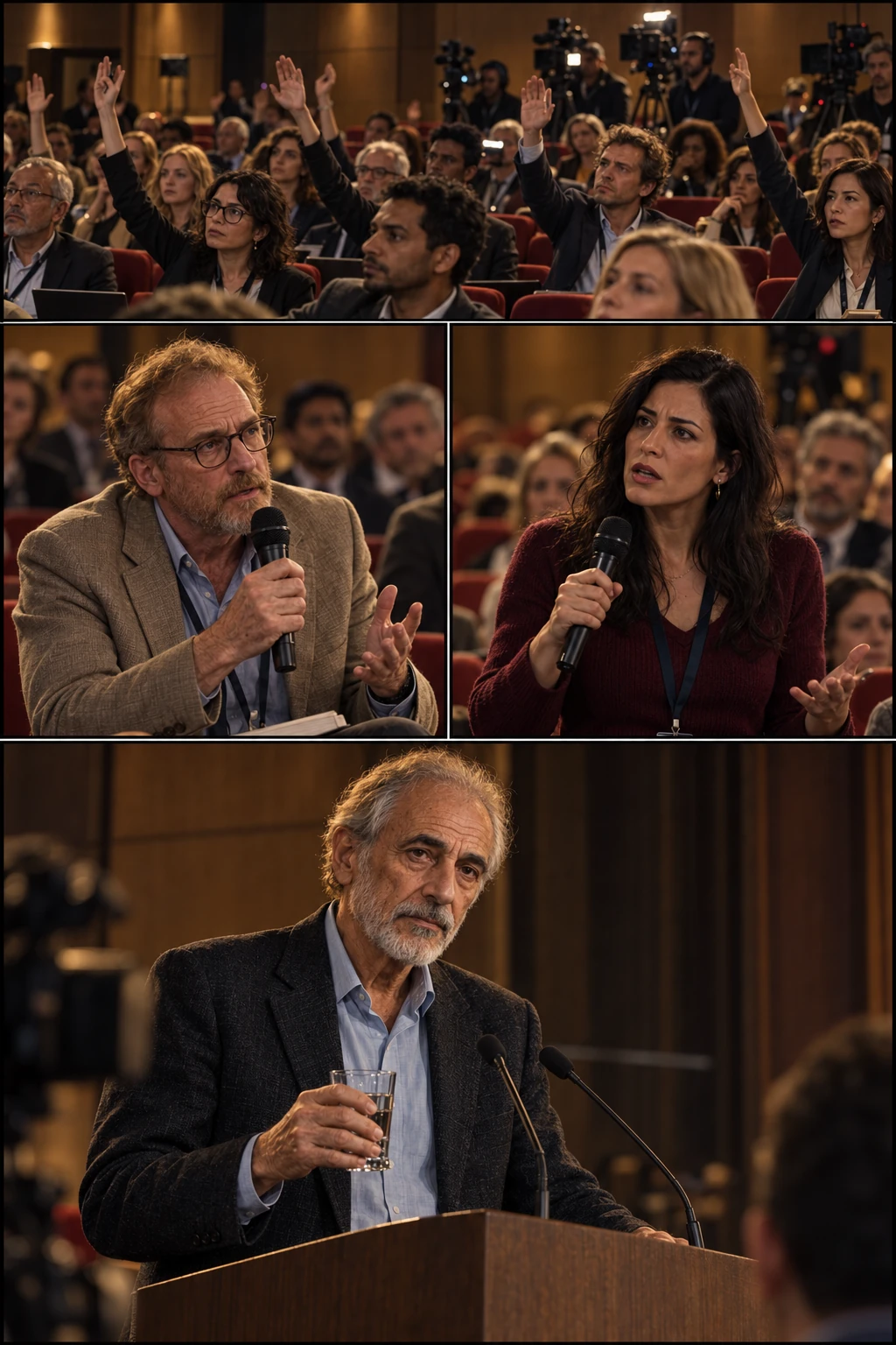 Who answers for tomorrow?. 11:52. Questions begin. Trials? Regulators must decide. Cost? The protocol is free; production is not. Manufacturing? Whoever can do it.